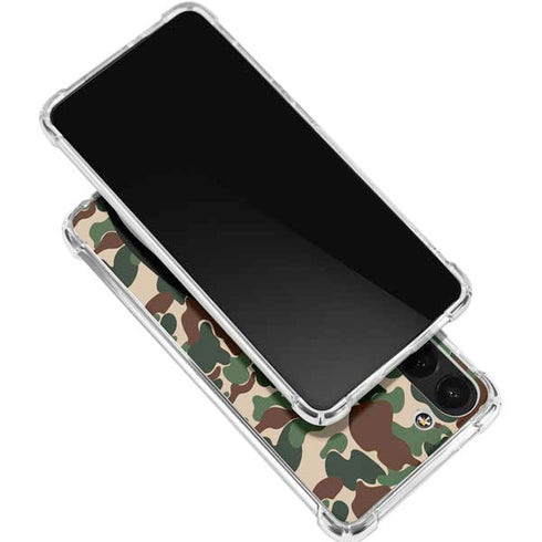 Shark Teeth Street Camo Galaxy S24 FE Clear Case